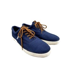 Polo Ralph Lauren Forestmont II Shoe Men 13 D Navy Knit Academia Boat Preppy 90s